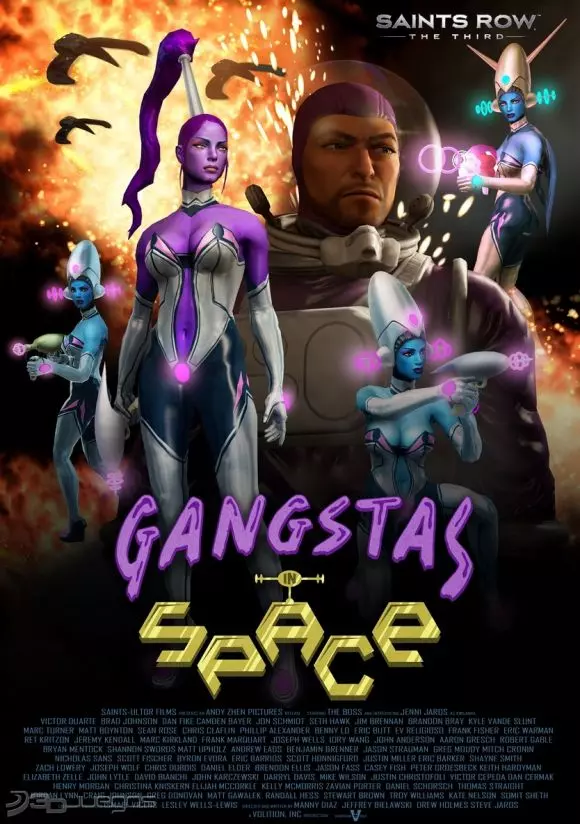 Carátula de Saints Row Gangstas en el Espacio