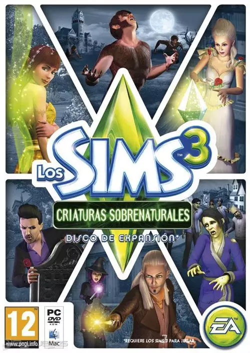 Carátula de Los Sims 3: Sobrenatural