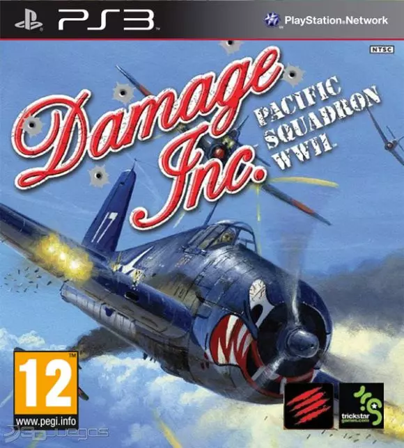 Carátula de Pacific Squadron WII