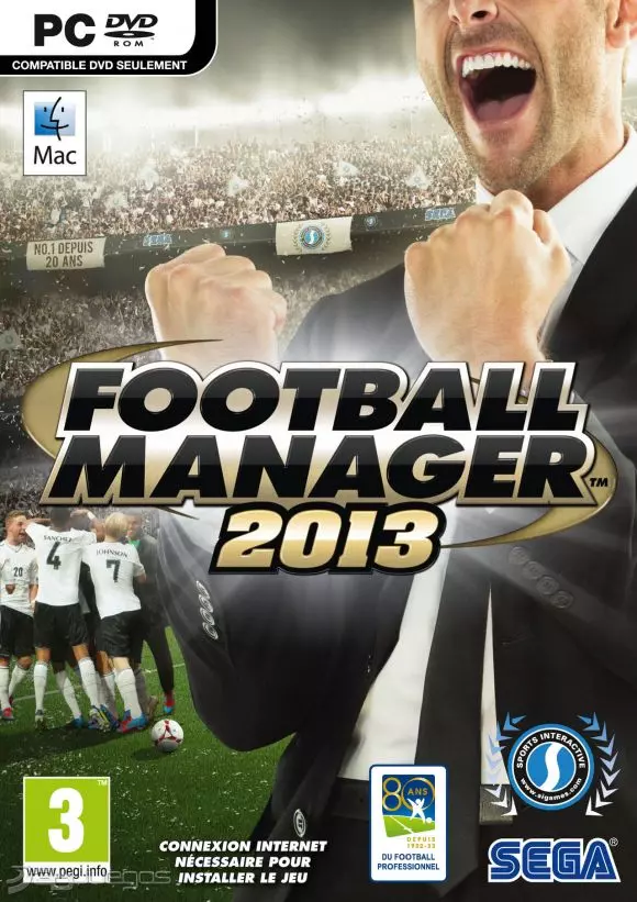 Carátula de Football Manager 2013
