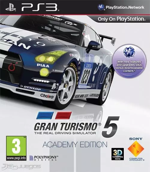 Carátula de Gran Turismo 5: Academy Edition