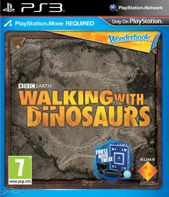 Carátula de Wonderbook: Caminando entre Dinosaurios
