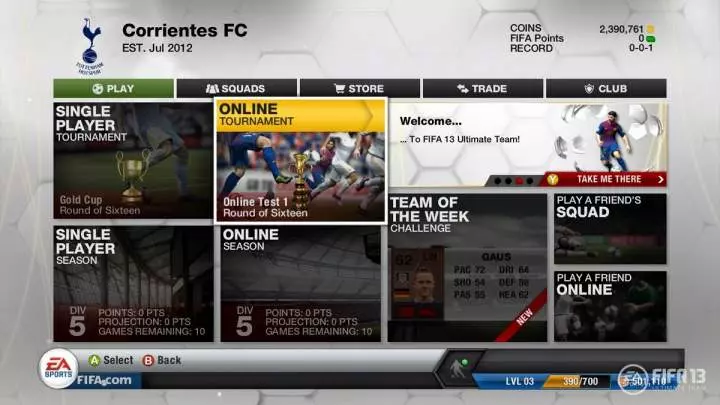 FIFA 13 Ultimate Team - PS3