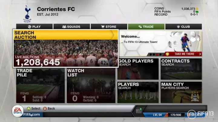 FIFA 13: Ultimate Team