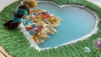 The Legend of Zelda: Breath of the Wild luce diferente y especial con estos bordados a mano con efecto 3D