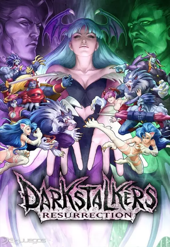 Carátula de Darkstalkers Resurrection