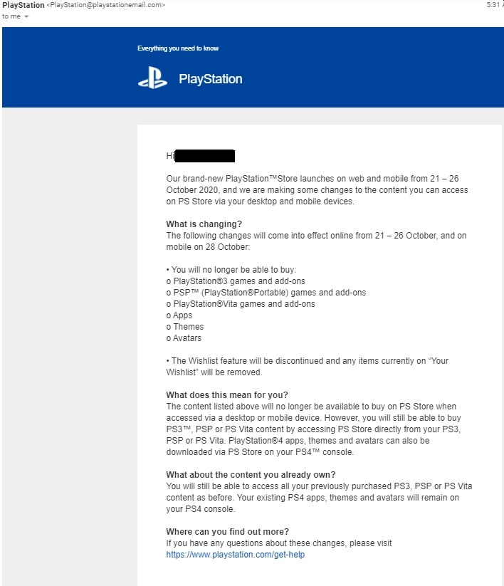 Mensaje de PlayStation publicado por Siliconera Mensaje de PlayStation publicado por Siliconera