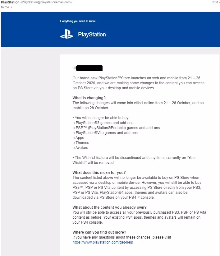 Mensaje de PlayStation publicado por Siliconera Mensaje de PlayStation publicado por Siliconera